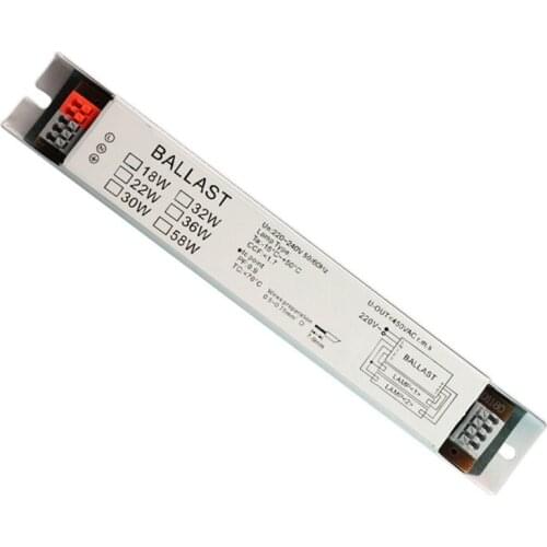 220-240V AC 2x36W Wide Voltage Electronic Ballast Fluorescent Lamp Ballasts G88B