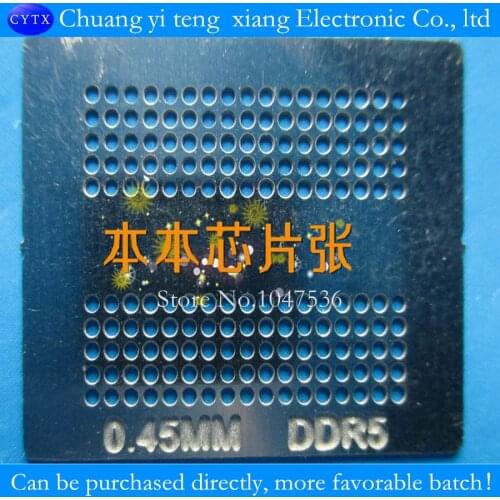 5p/lot DDR5 0.45MM memory chip size stencil