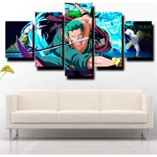 5 Piece Wall Art Canvas Anime Manga Pictures Soron Figure Posters Modern Home Decor Prints Living Room Decoration Paintings