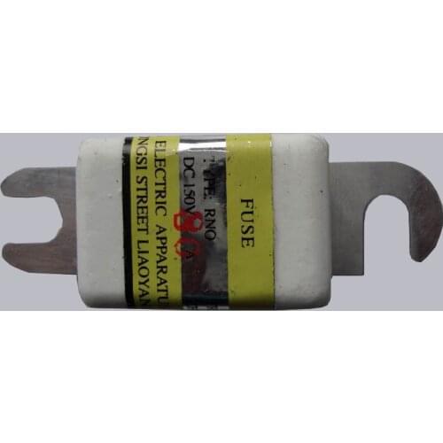 ANL DC 150V 80A Bolt-on Fuse Ceramic Fuse 81*22 mm For Electric forklift Battery charger Pallet Truck Golf Cart Sightseeing car