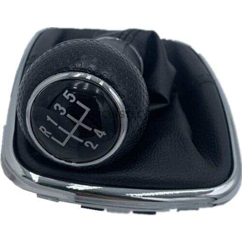New 5 Speed Car Gear Shift Knob Lever Shifter Gaitor Boot For VW 1999-2004 Golf 4 IV MK4 GTI R32 Bora Jetta MT