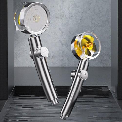 Children Shower Head Cartoon Multicolor Propeller Pressurized Small Waist Bathroom Shower Head