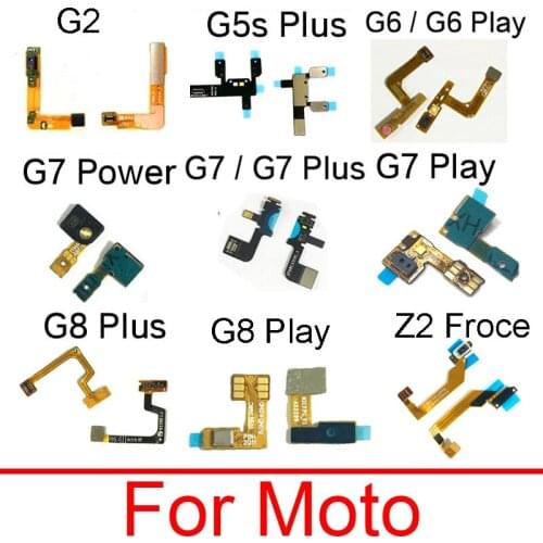 Light Proximity Sensor Flex Cable For Motorola Moto G5s G6 G7 G8 Play Plus Power Camera Flash Light Proximity Sensor Flex Ribbon