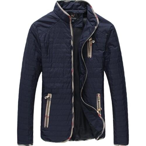 Young Men Mens Autumn Windproof Jackets Fashion Slim Men Jacket Stand Collar Male Jacket Coat Mens Coats Plus Size 7XL