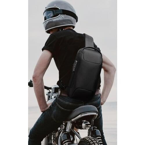 BANGE Hot Chest Bag New Anti-thief Men Crossbody Bag Waterproof Shoulder Bags USB Charging Short Trip For Male Travel Pack