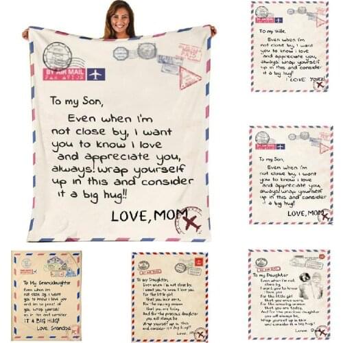 Premium Blanket To My Daughter Son Durable High Quality Comfortable For Home Textiles Dreamlike Gift Blanket 150x200cm