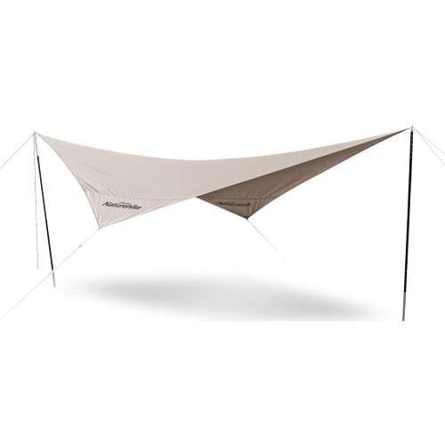 3-4 Person Ultra Light Portable Camping Sunscreen Rainproof Aluminum Alloy Rod Outdoor Picnic Tarp Tent NH20TM004 Naturehik