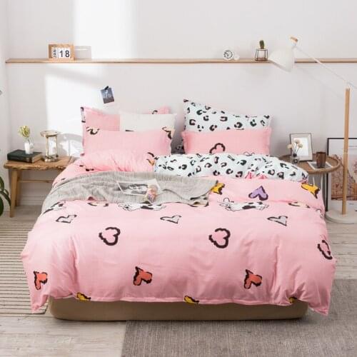 Cartoon Cow Duvet Cover 220x240 Pillowcase 3Pcs,EU Size Quilt Cover 210x210 Bed Cover,Blanket Cover,Queen King Size Bedding Set
