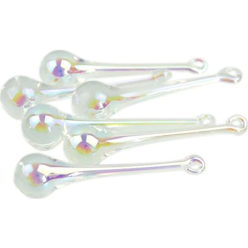 16x60mm/20x80mm AB Crystal Glass Prism Raindrops Modern Chandelier Pendants Lighting Parts For Home Decoration