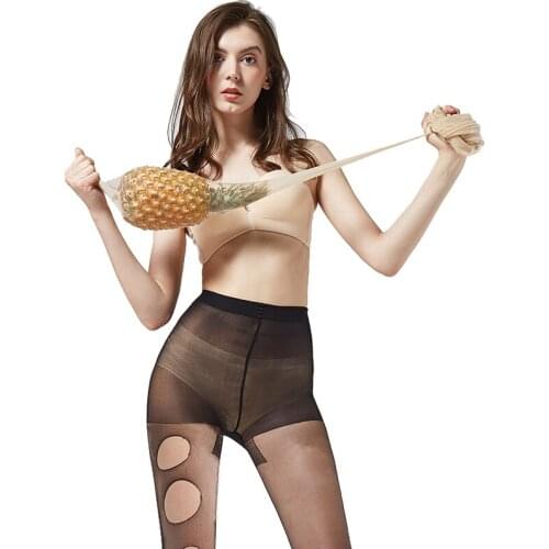 Hot Tear-resistant Pantyhose Women Sexy Breathable Tights Thin Black Skin High Elasticity Nylon Stockings Female Pantyhose