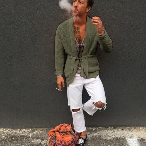 Мужские вязаные кардиганы SIDOMRI China At AliExpress