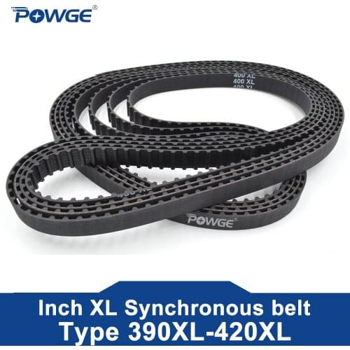 POWGE XL Timing belt 110/112/114/116/118 Width 025 6.4mm 037 Teeth 55 56 57 58 59 Synchronous Belt 110XL 112XL 114XL 116XL 118XL