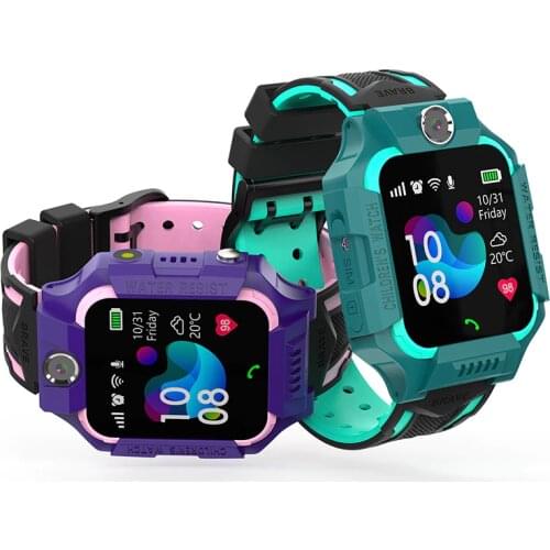 New Z6 Childrens Smart Watch IP67 Deep Waterproof Smart Location Photo Touch Watch GPS Tracker SOS Anti-lost Monitor Smartwatch