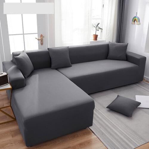 All-inclusive Sofa Cover Tight Wrap Elastic Protector Slipcover Couch Cover funda sofa L-shaped sofa need 2 pcs