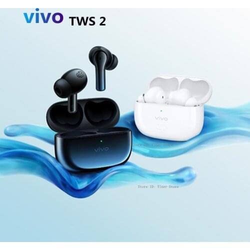 Vivo TWS 2 new real wireless noise cancelling headset with microphone Bluetooth earphone