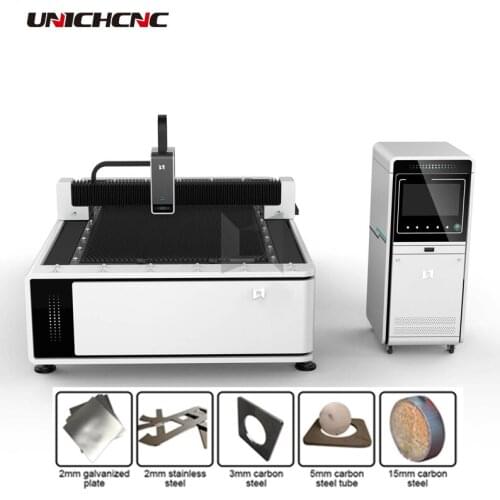 High performance metal laser cutting machine fiber Raycus laser