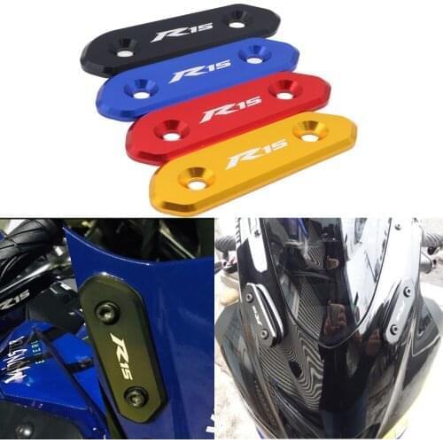 YZF R15 Motorcycle Rearview Mirror Seat Decorative Cover Mirror Base for Yamaha r15 accessories