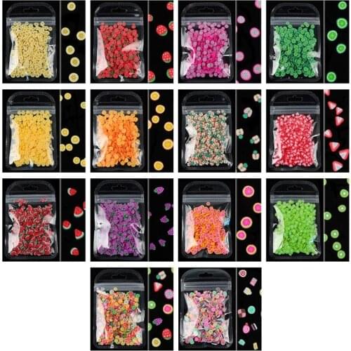 1 Pack Soft Clay Resin Filling Colorful Mixed Filler for DIY Epoxy Resin Jewelry Making DIY Nail Art Decor