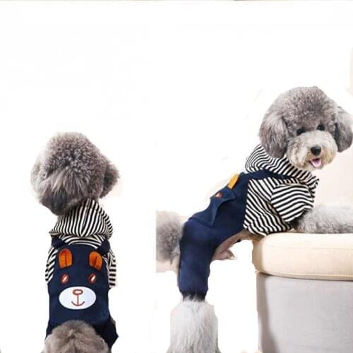 Winter Clothes for Dog Pet Cat Hoodie Jumpsuit Dogs Coat Sweatshirt Winter Ropa Perro for Chihuahua Yorkies Puppy Clothing