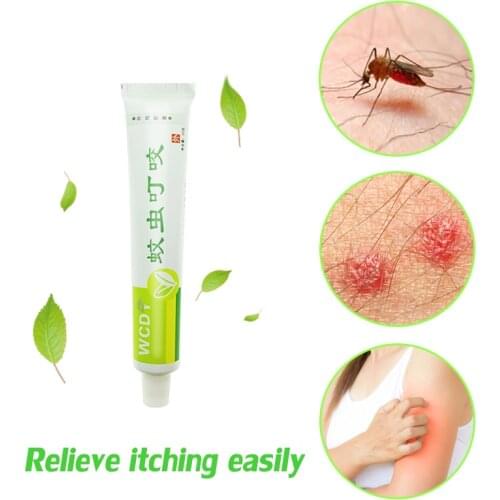 1pcs Anti-Itching Cream Mosquito Bites Ointment Antibacterial Cream Chinese Herbal Medical Plaster Baby Adult Health Care TC112