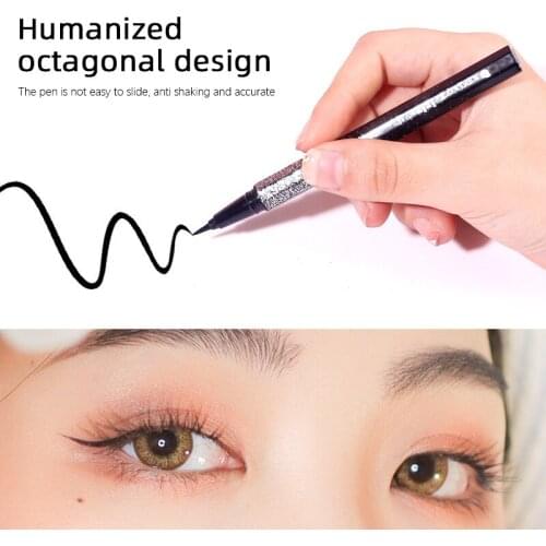 1PC Eyeliner Pencil Long Lasting Quick-drying Quick-drying Waterproof Anti-sweat No Blooming Eyeliner Pen Cosmetic Makeup TSLM1