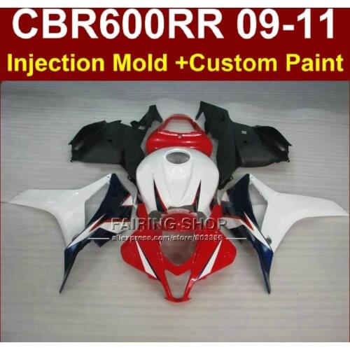 100% FIT Motorcycle red fairings for HONDA CBR 600RR 09 10 11 CBR 600 RR fairing kits 2009 2010 2011 cbr600rr bodykit+7gifts