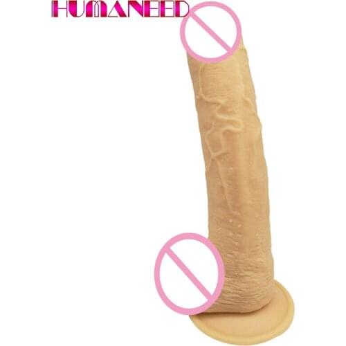 28.5*4.5cm Super Huge Dildos Strapon Giant Thick Realistic Dildo Anal Butt with Suction Cup Big Soft Penis Sex Toys For Women