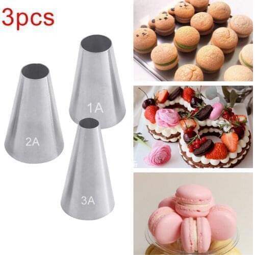 3-11PCS Russian Icing Piping Nozzles Tulip Stainless Steel Flower Cream cake Pastry Tips Leaf Nozzles Silicone Bag Cupcake DIY