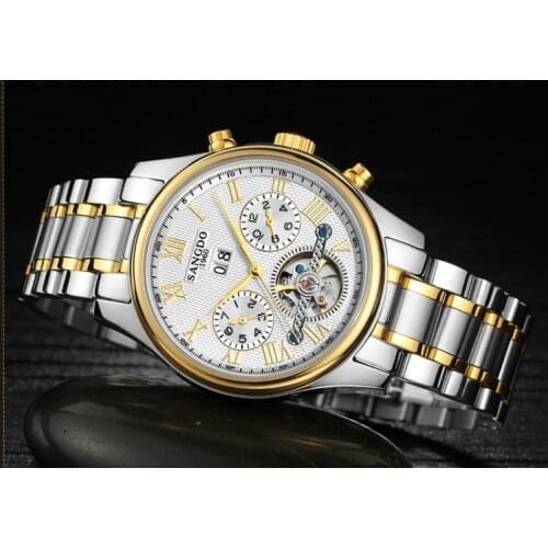 40mm Sangdo Business watch Automatic Self-Wind movement Sapphire Crystal High quality Mechanical Wristwatches Mens watch 0001