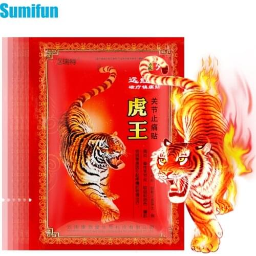 8pcs Red Tiger Balm Patch Arthritis Pain Relief Plaster Body Rheumatoid Sprain Health Care Lumbar Chinese Meridians Plaster
