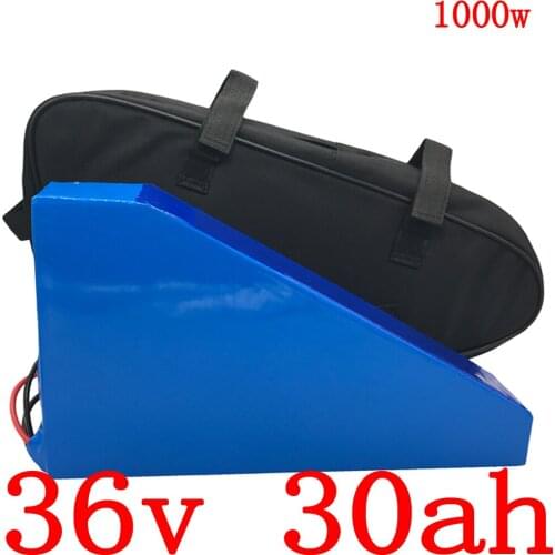 36V ebike battery 36V 30AH lithium battery 36v 500W 1000W electric scooter battery 36v 30ah electric bicycle battery+charger+bag
