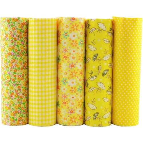 Booksew 5 Pcs 50x50cm Diffetrent Patterns Cotton Fabric Telas Tecidos Tissues Patchworks Bed Sheet Quilting Meter Art Work