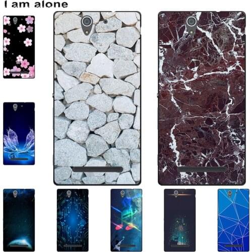 Phone Cases For Sony Xperia C3 E3 E4 E5 Mobile Bags Cute Fashion Cartoon Printed Free shipping