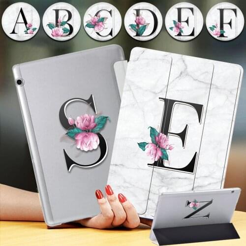 Pu Leather Cover for Huawei MediaPad T5 10 10.1"/MediaPad T3 10 9.6" 3-fold Bracket Whole Body Tablet Protective Case