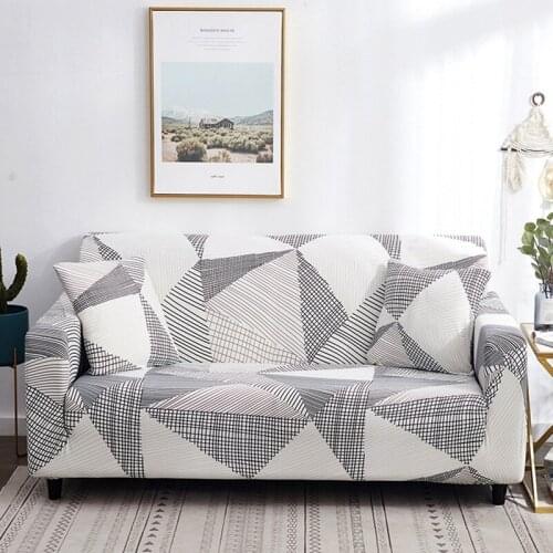 Home Sofa Couch Slipcovers Plaid Sofa Stretch Cover Sofa Covers For Living Room Modern Slipcovers Sofa Tight Wrap 1/2/3/4 seater