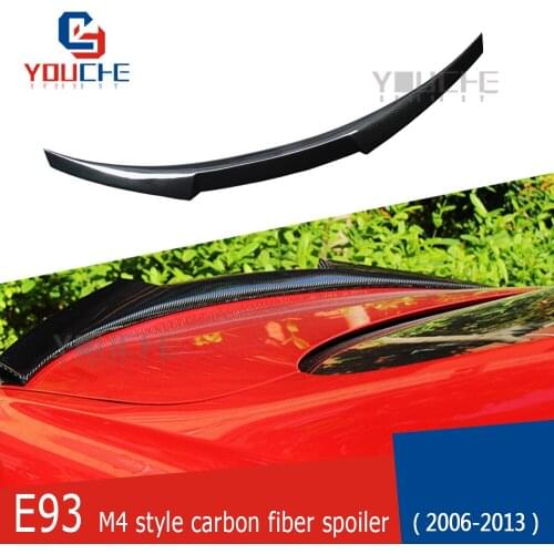 E93 M4 Style Carbon Fiber Rear Spoiler Trunk Wing for BMW 3 Series E93 2-door Cabriolet 2006 - 2013 318i 320i 328i 330i 335i