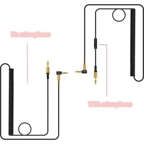 Hot sale Spring Audio Cable Cord Line for Marshall Major II 2 Monitor Bluetooth Headphone