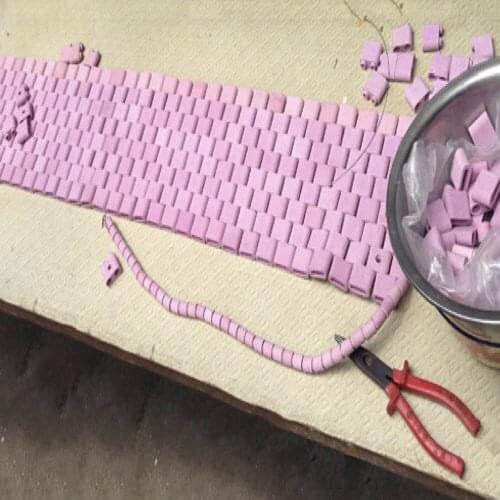 Ceramic heating strip high temperature heater Flexible ceramic heating pad with female plug 200X800mm 220V 10KW