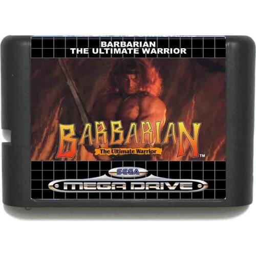 Hottest Barbarian16 bit MD Game Card For Sega Mega Drive For Genesis