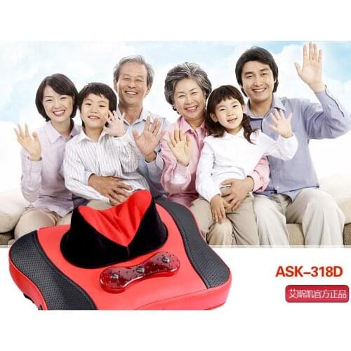 Cervical spine massager neck shoulder waist multifunctional massage pillow body massager massage cushion for leaning on