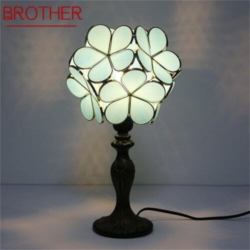 BROTHER New Table Lamps Contemporary LED Flower Desk Light Creative for Home Bedroom Decoration