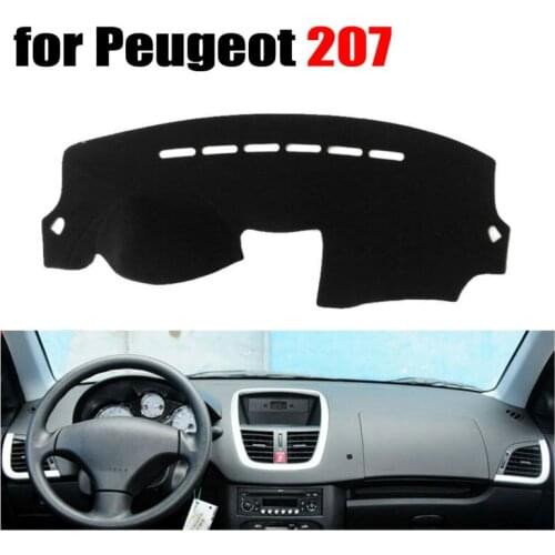 Car dashboard covers mat for Peugeot 207 all the years Left hand drive dashmat pad dash cover auto dashboard accessories