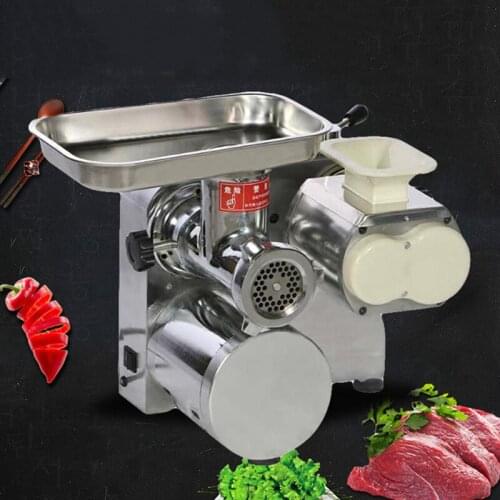 Commercial Stainless Steel Meat Grinder Desktop Strong Cutter Meat Cutter Stuffing Cutter machine
