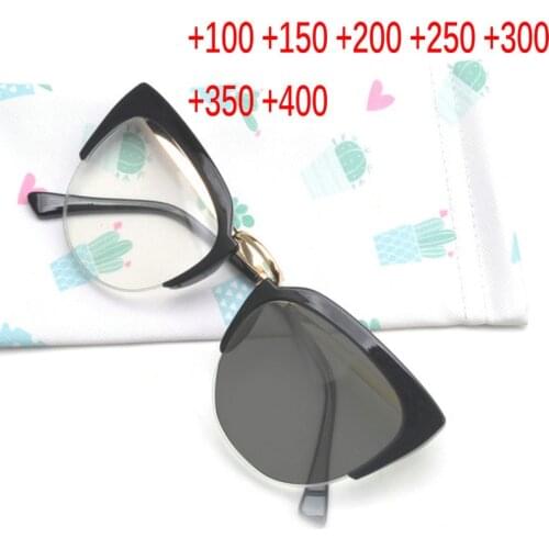 MINCL/ Sunglasses Transition Photochromic Reading Glasses for Men Hyperopia Presbyopia with diopters women Presbyopia Glasses NX