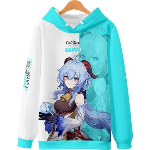 Streetwear 3D 3-14 Years Boys Girls Kids Sweatshirt Genshin Impact Hoodies Anime Tracksuits Popular Children Anime Clothes
