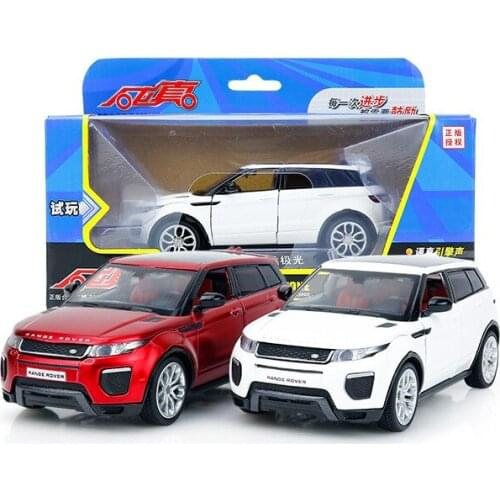 1:32 High Simulation Land Range Aurora Actuated Alloy Sound and Light pull Back Toys Car Model for children gifts