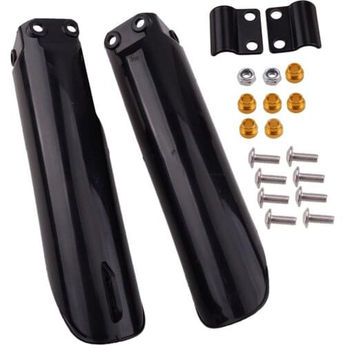 1 Set Plastic Front Fork Leg Guard Protector Slider Cover Black Fit for 140cc 160cc Dirt Pitbike Accessories
