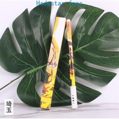 10 sets/lot Anime ONE PUNCH-MAN Gel pen Saitama Genos Senritsu no Tatsumaki Ballpoint Pen 0.5mm Black refill Pens toy gift