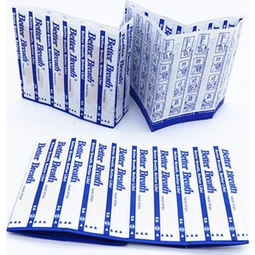 3000pcs/lot (55*16mm) New Arrival Breathe Right Stop Snoring Nasal Strip Sleep Better Anti Snore Nasal Strips