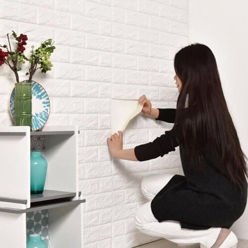 3d Brick Wallpaper 3D Wood Wallpaper Stickers, Removable Wall and Adhesive Stick for Kitchen Bathroom Living Room Living Room